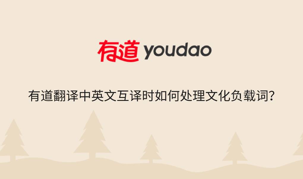 有道翻译中英文互译时如何处理文化负载词？