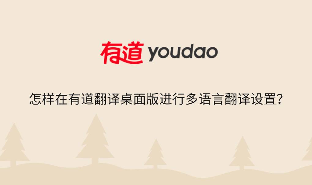 怎样在有道翻译桌面版进行多语言翻译设置？