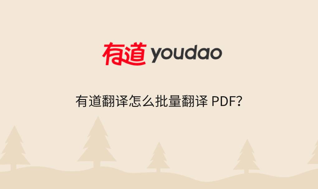 有道翻译怎么批量翻译 PDF?