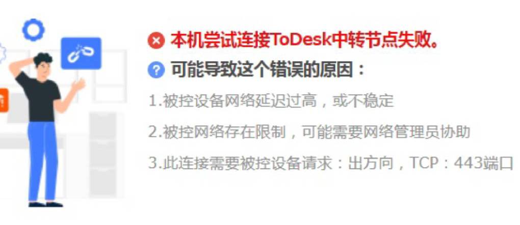 从 Todesk 官网下载后无法连接?