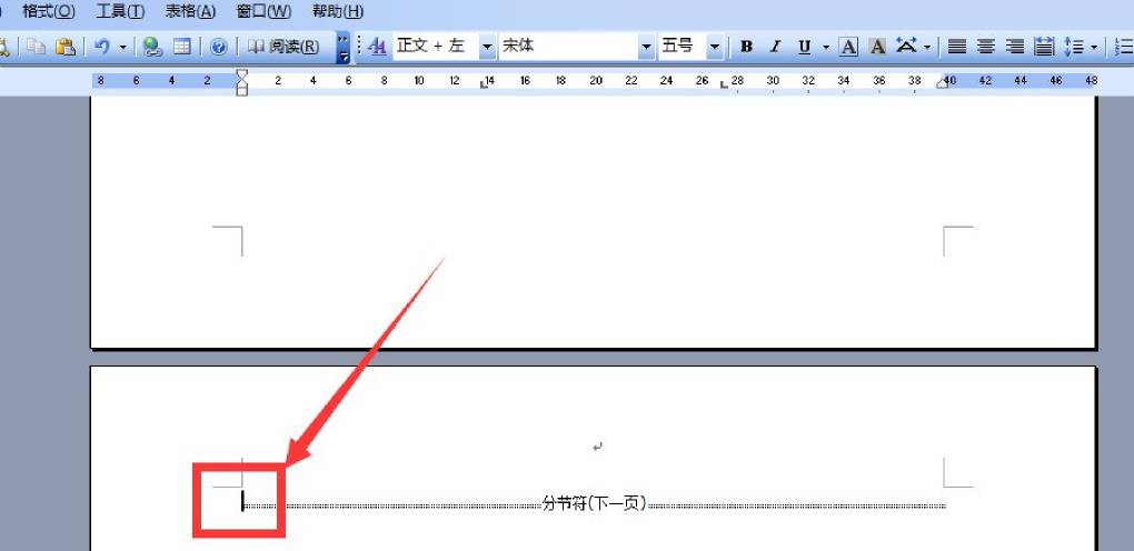 WPS 如何展示分节符?