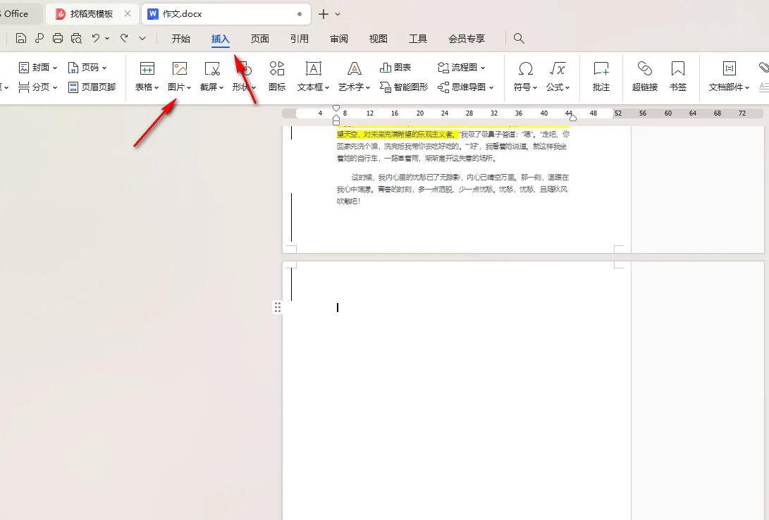 WPS Word 插入的图片显示不完整？
