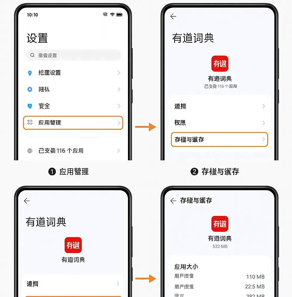 有道词典下载后如何设置自动清理缓存?
