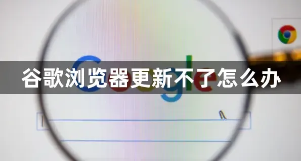 如果谷歌浏览器无法进行更新,该如何处理?
