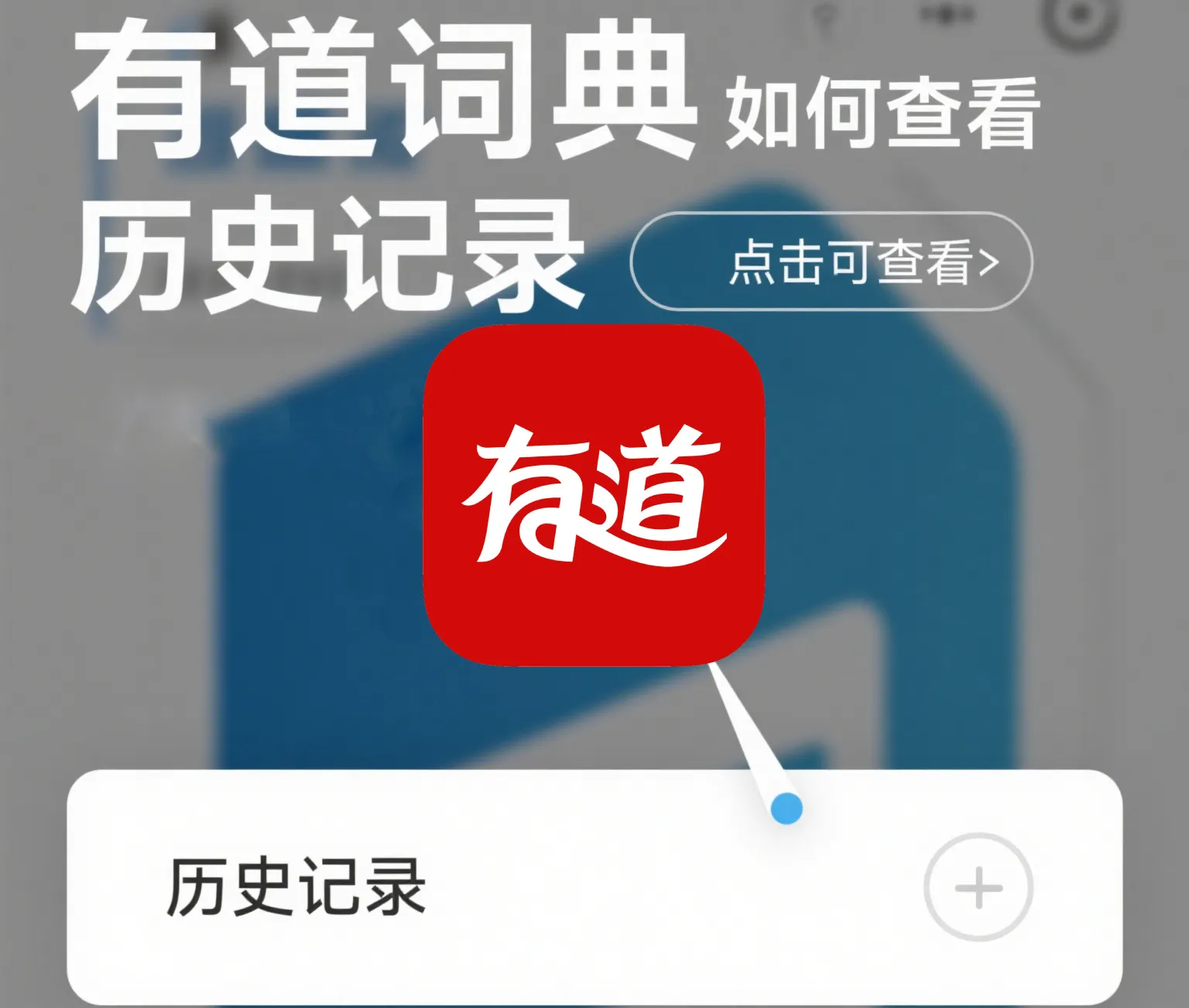 有道词典下载后如何查看查询历史？