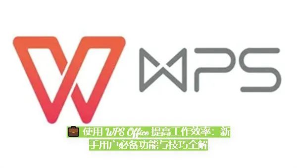 新手如何快速上手 WPS Office？