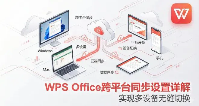 WPS Office 支持跨设备同步吗？全平台同步 + 无缝办公攻略