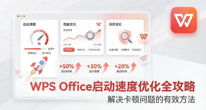 如何解决 WPS 下载后的运行卡顿问题?
