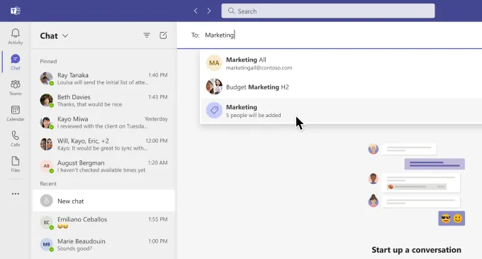 Teams 下载后如何建群？