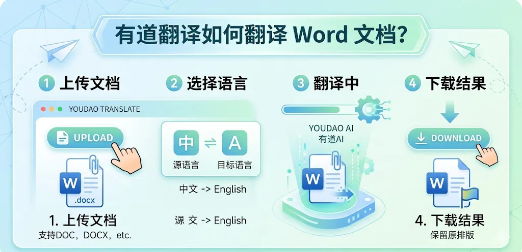 有道翻译如何翻译 Word 文档?