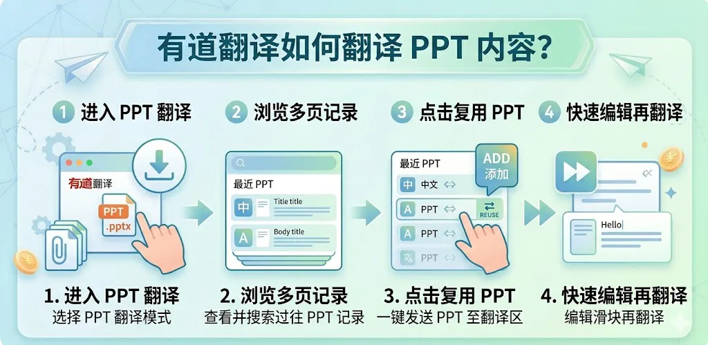 有道翻译如何翻译 PPT 内容?