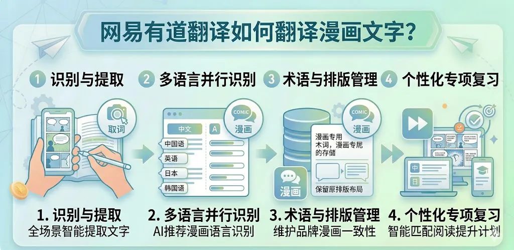 网易有道翻译如何翻译漫画文字?