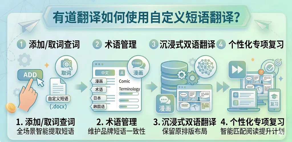 有道翻译如何使用自定义短语翻译?