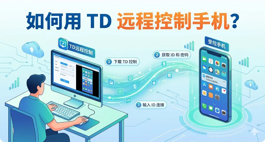 如何用 TD 远程控制手机?