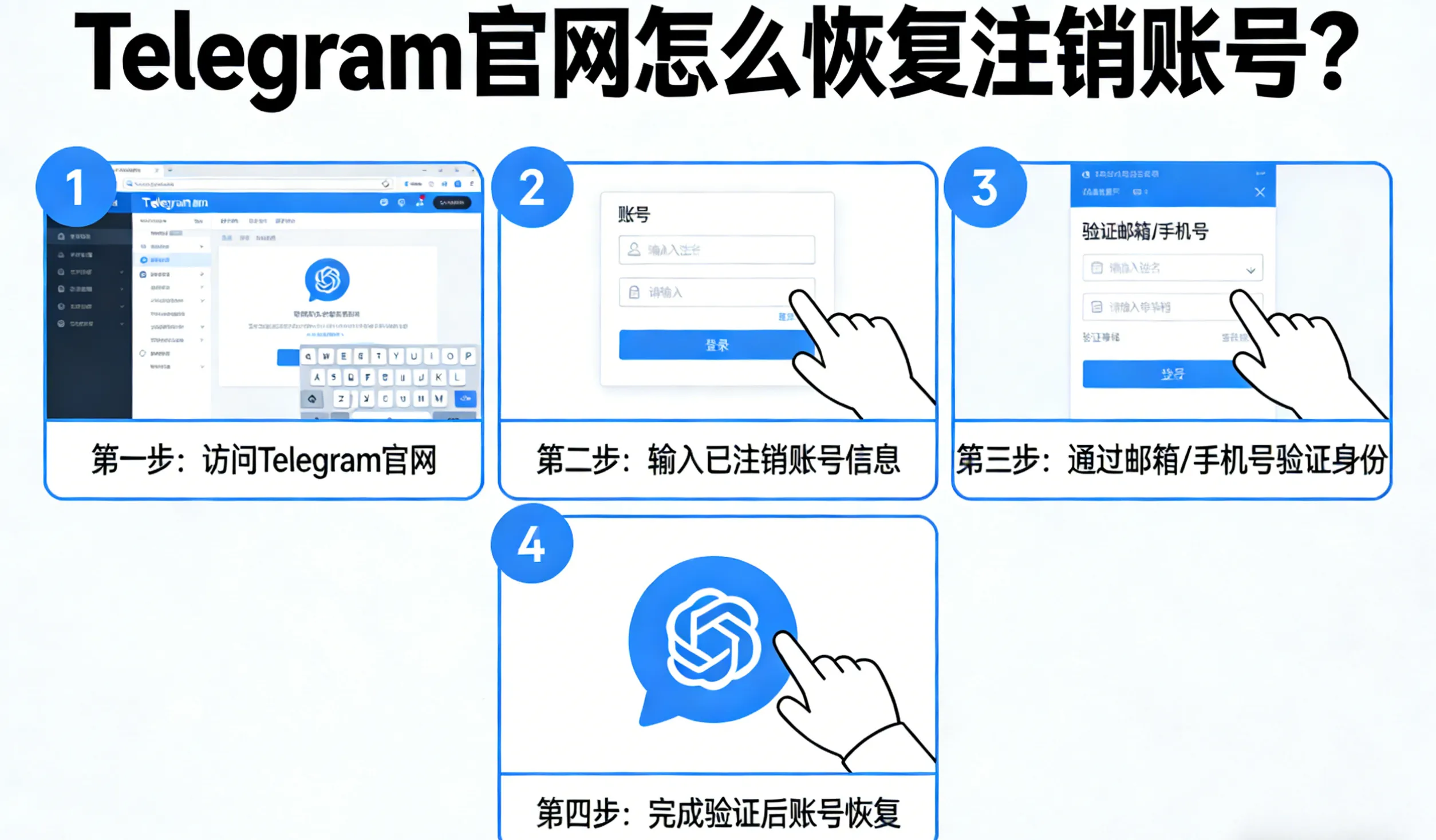 Telegram 官网怎么恢复注销账号？