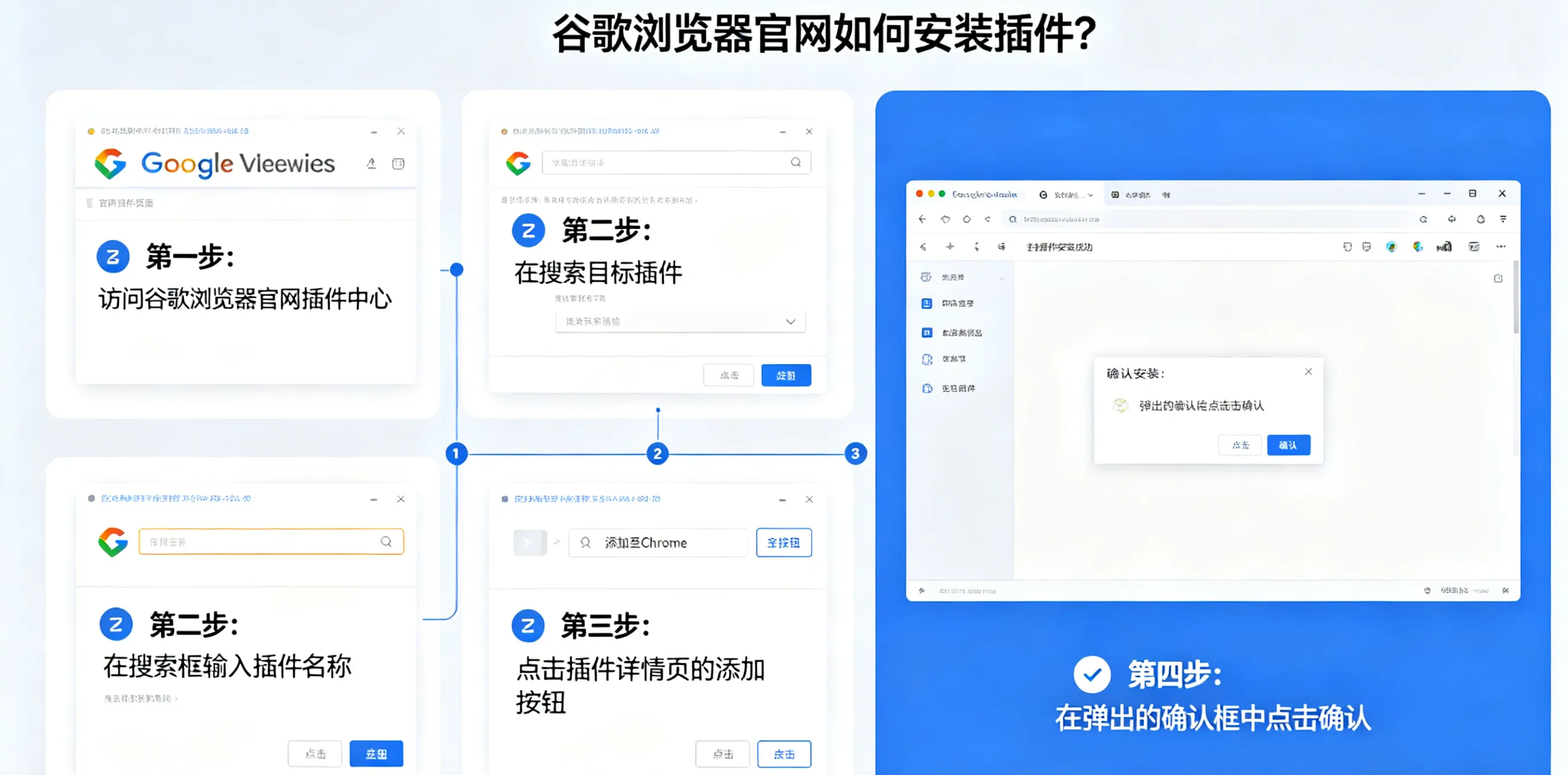 谷歌浏览器官网如何安装插件？