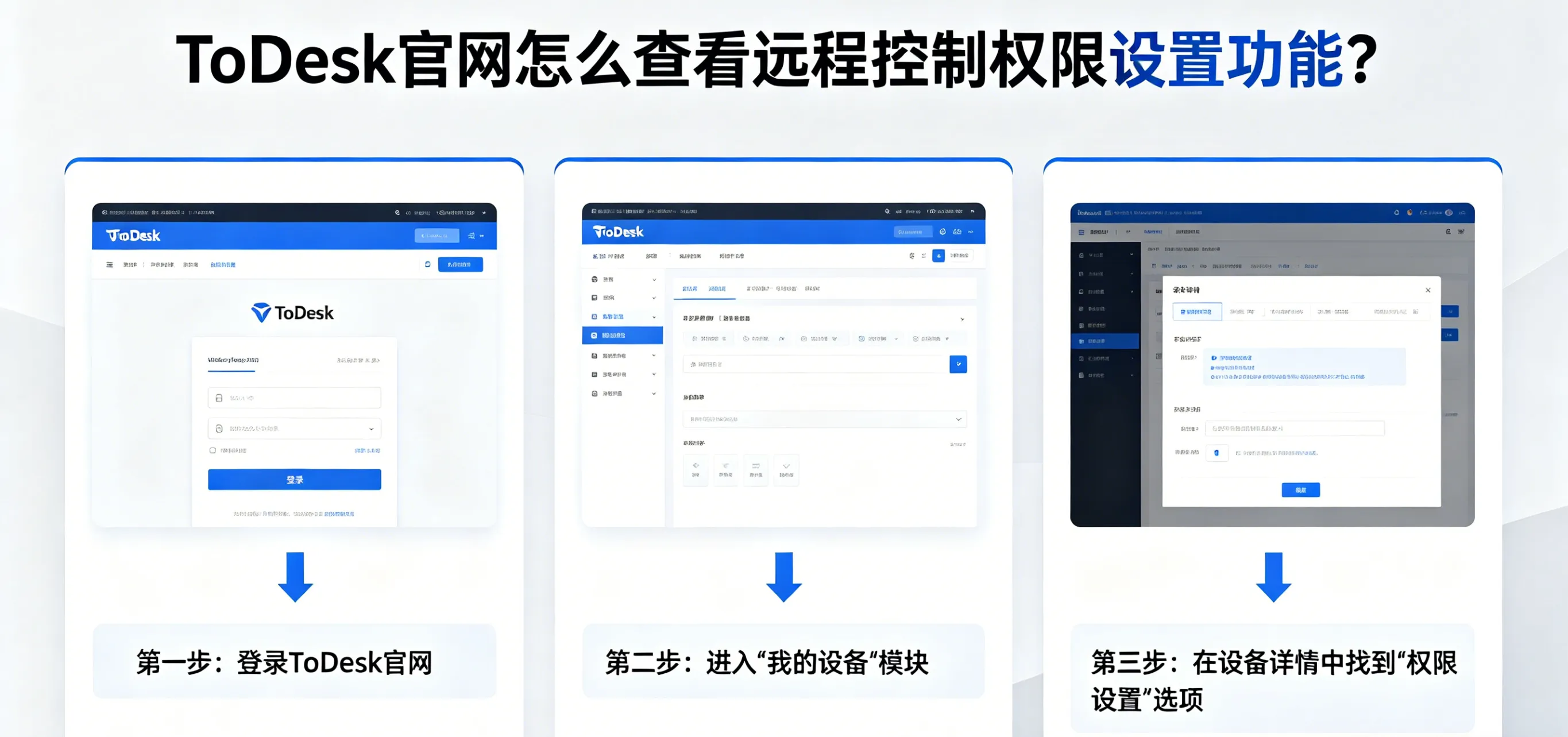 ToDesk 官网怎么查看远程控制权限设置功能？