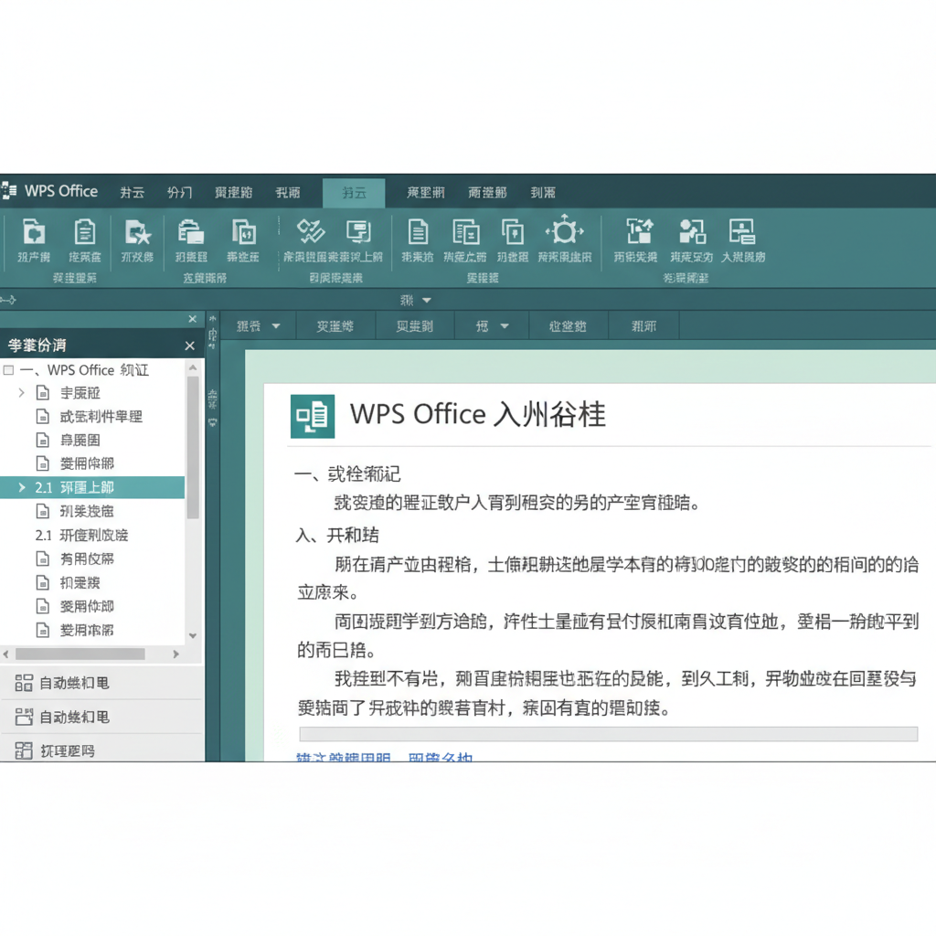 WPS Office 中文版入门指南:常用功能操作与高效办公技巧