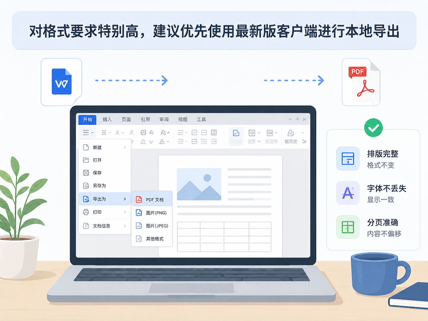 WPS怎么转换PDF？免费导出与在线转换方法对比