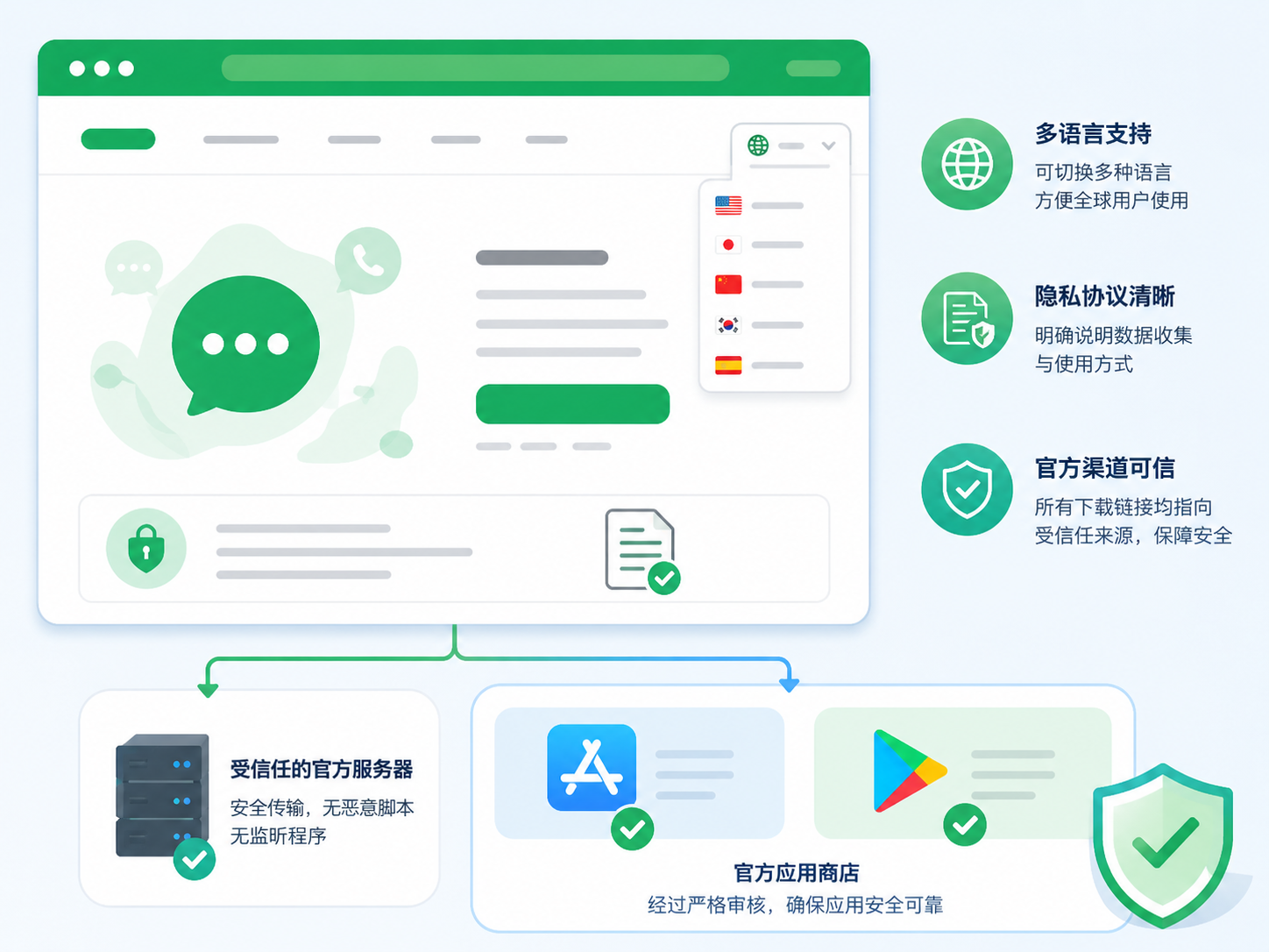 如何安全访问LINE官网并下载正版客户端避免风险