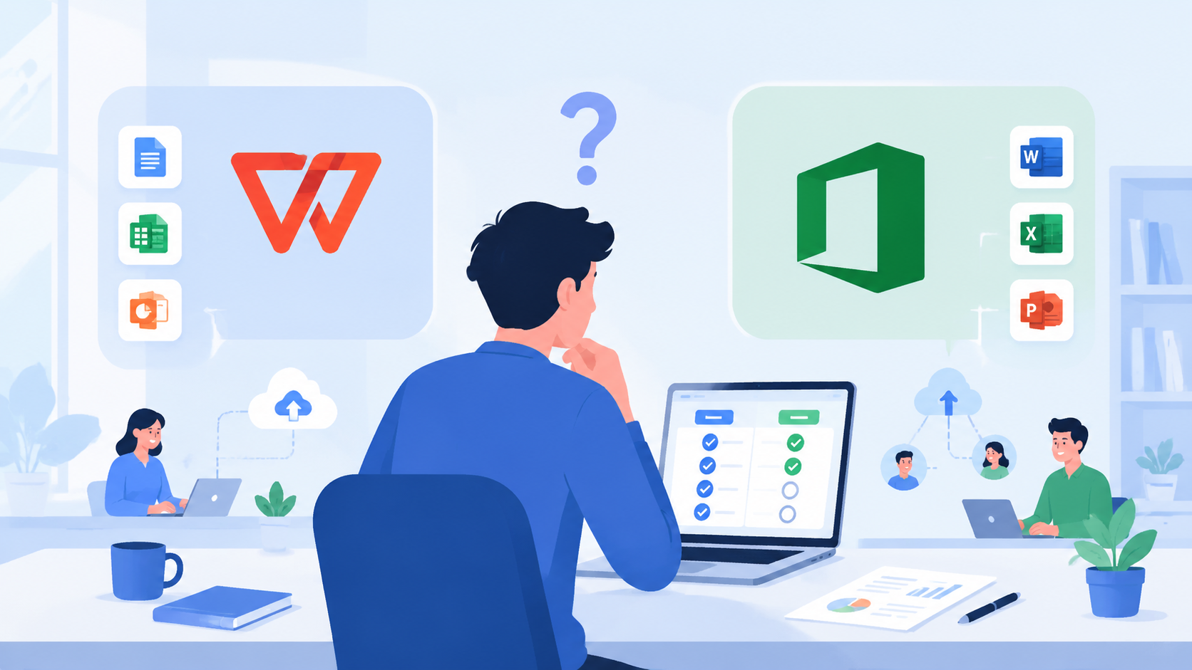 WPS和Microsoft Office有什么区别？怎么选更适合自己的办公软件