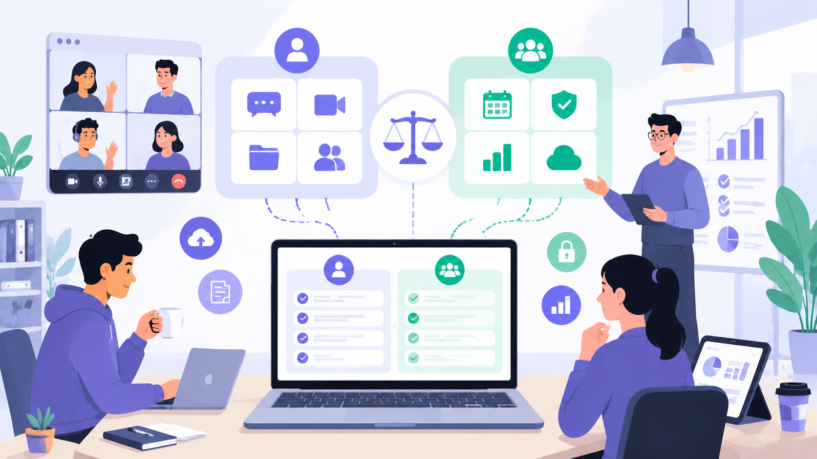 Microsoft Teams 免费版够用吗?免费与付费功能对比详解