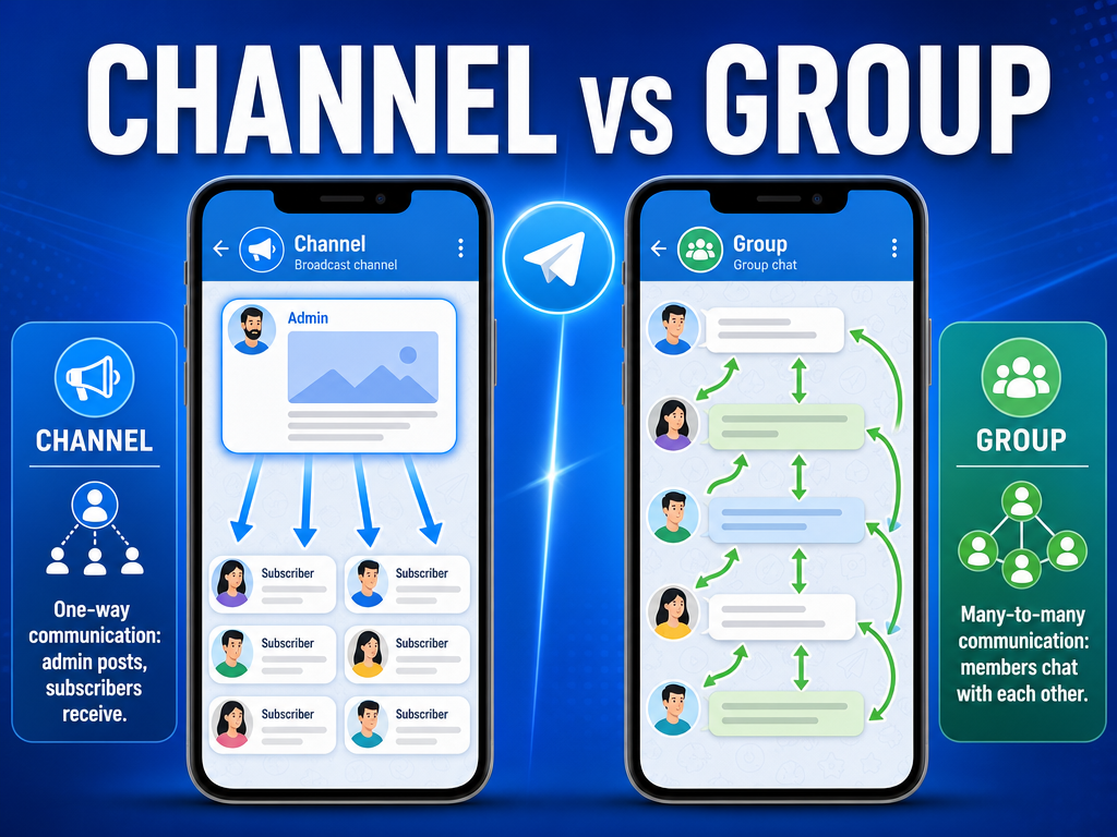 Telegram Channels vs Groups Key Differences and Best Uses