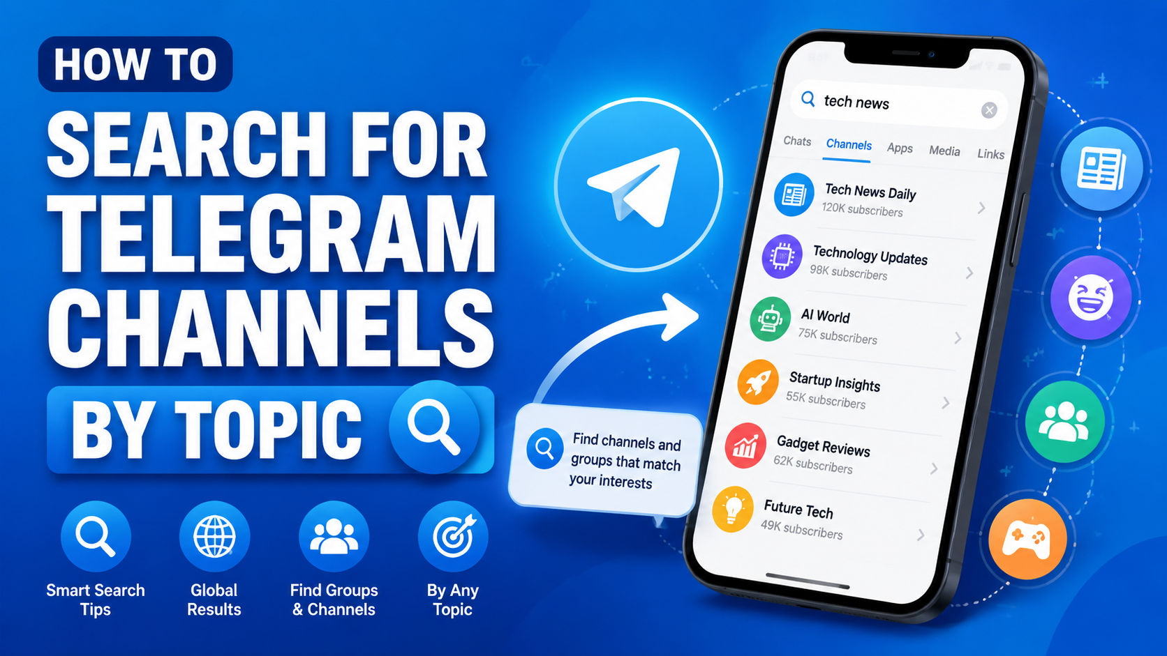 How to Search for Telegram Channels by Topic