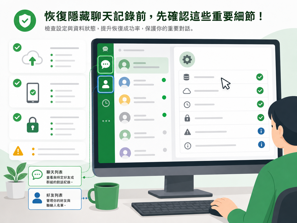 LINE电脑版怎么查看隐藏的聊天记录?完整找回步骤教学