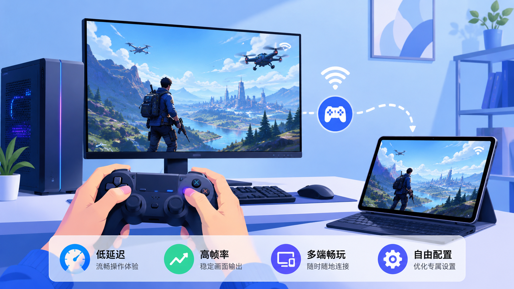 ToDesk能远程玩游戏吗？实测延迟与游戏配置指南